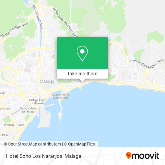 Hotel Soho Los Naranjos map