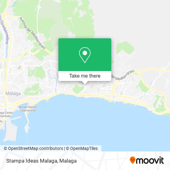 Stampa Ideas Malaga map