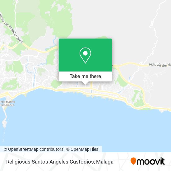 mapa Religiosas Santos Angeles Custodios