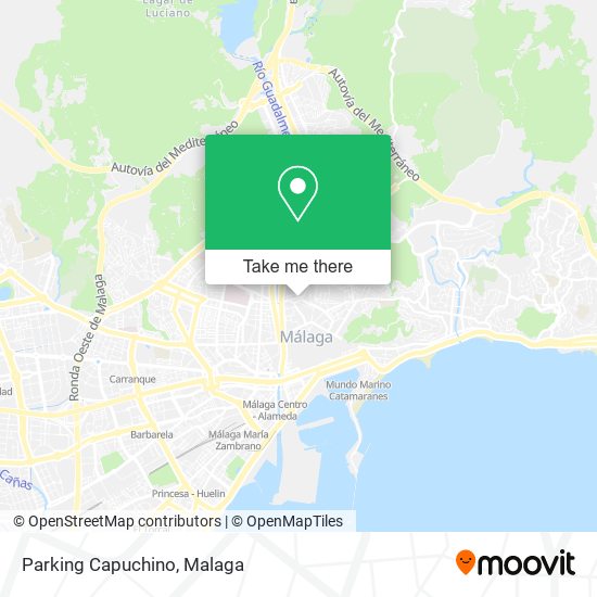 Parking Capuchino map