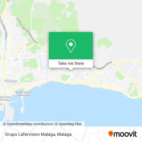 Grupo Lafervision Malaga map