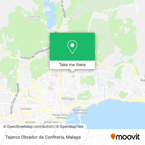 Tejeros Obrador de Confitería map