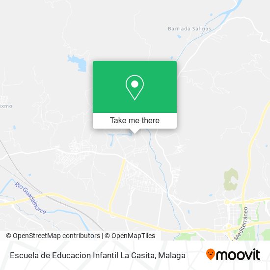 mapa Escuela de Educacion Infantil La Casita