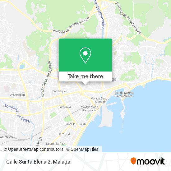 mapa Calle Santa Elena 2
