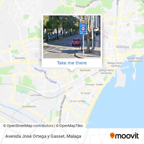 Avenida José Ortega y Gasset map