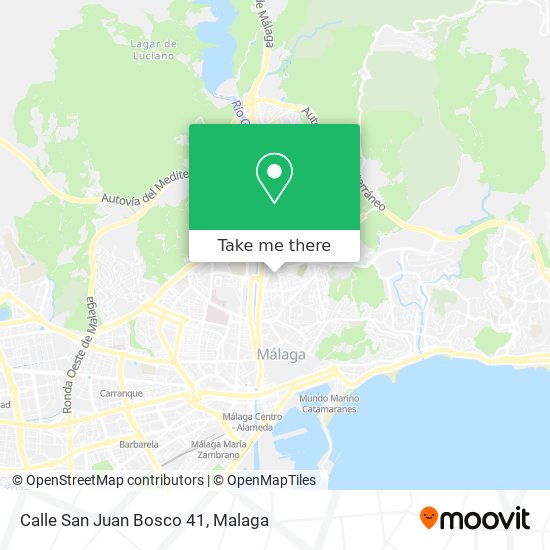 mapa Calle San Juan Bosco 41