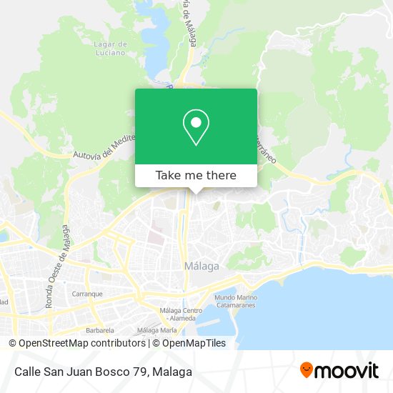 mapa Calle San Juan Bosco 79