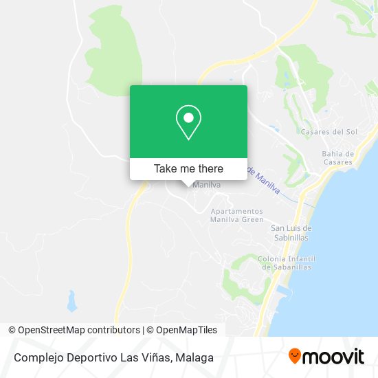 Complejo Deportivo Las Viñas map