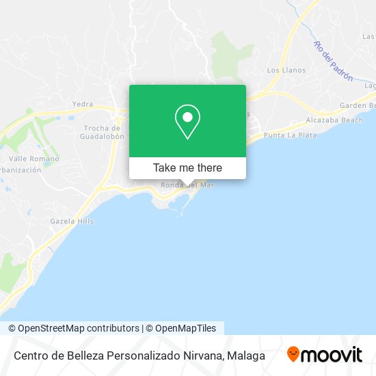 Centro de Belleza Personalizado Nirvana map