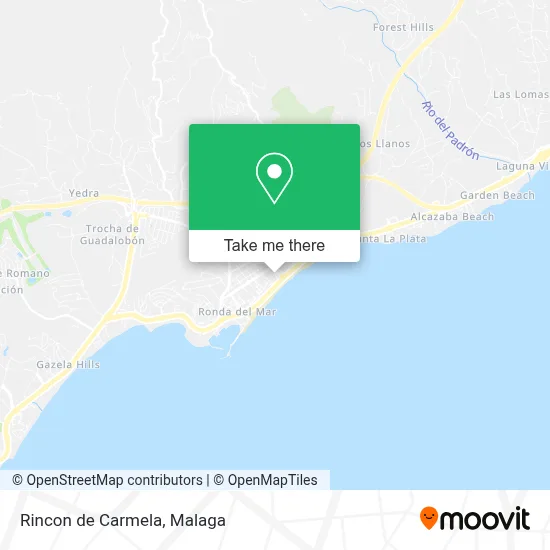 Rincon de Carmela map