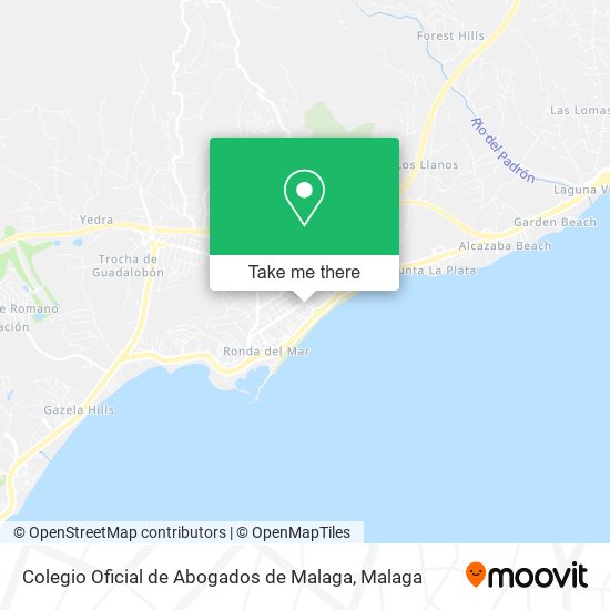 Colegio Oficial de Abogados de Malaga map