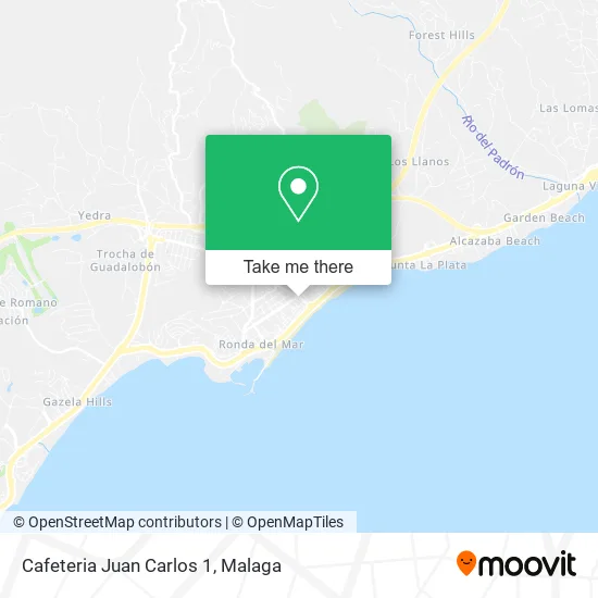 Cafeteria Juan Carlos 1 map