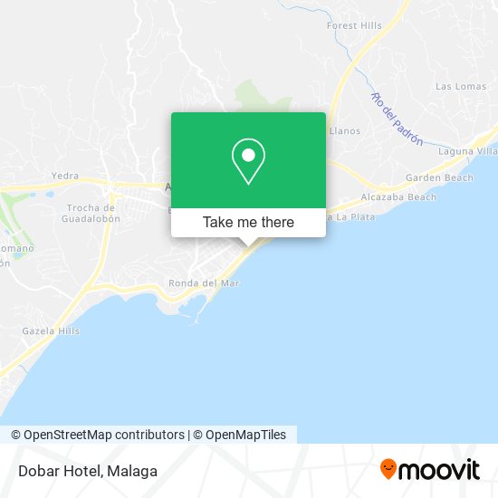 Dobar Hotel map