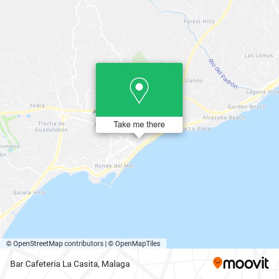 Bar Cafeteria La Casita map