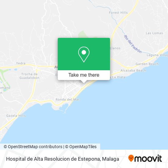 Hospital de Alta Resolucion de Estepona map