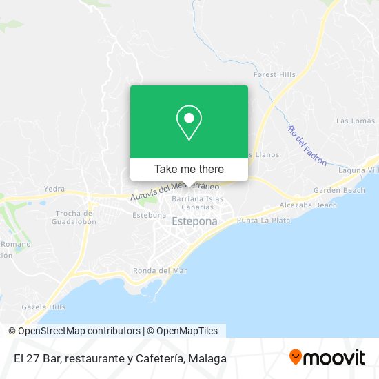 El 27 Bar, restaurante y Cafetería map