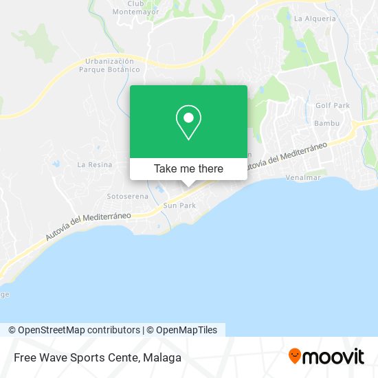 Free Wave Sports Cente map