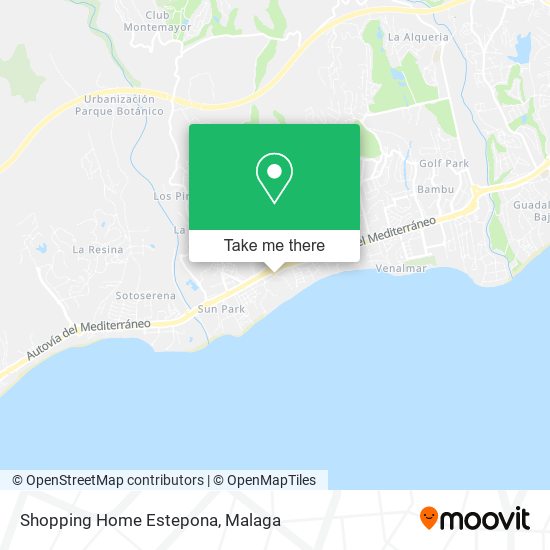 mapa Shopping Home Estepona