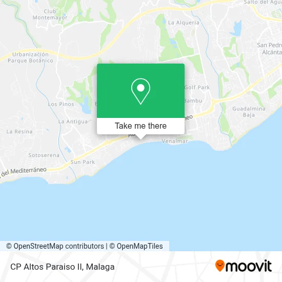 CP Altos Paraiso II map