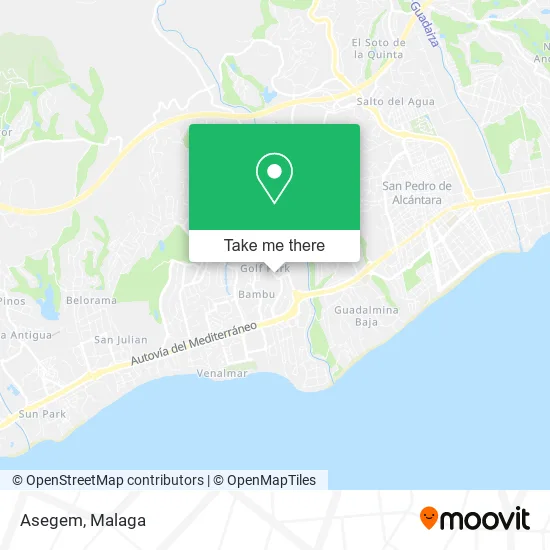 Asegem map