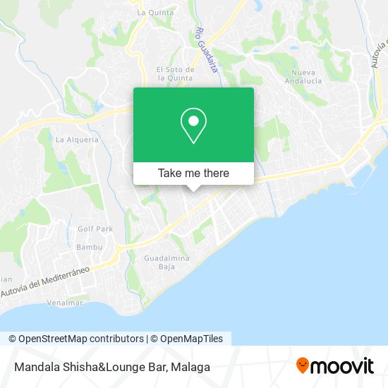 mapa Mandala Shisha&Lounge Bar