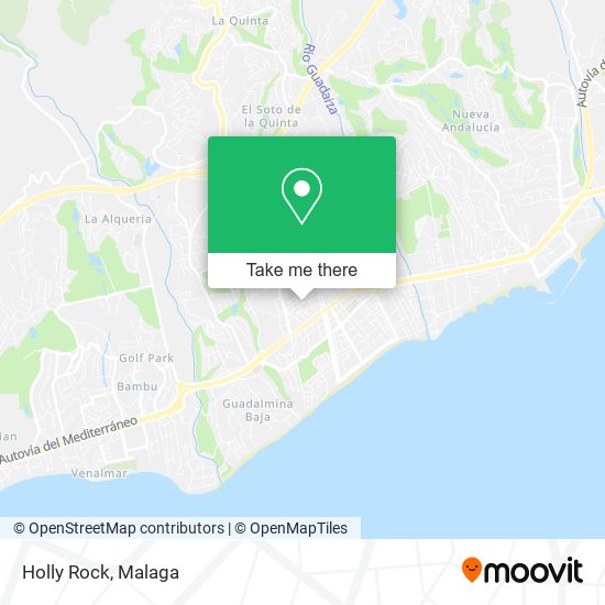 Holly Rock map