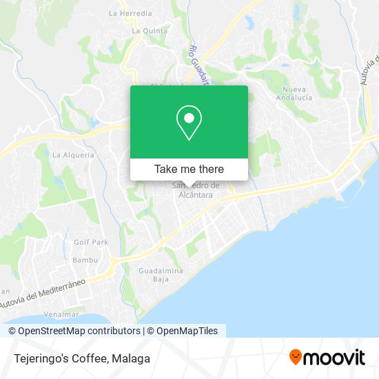 Tejeringo's Coffee map