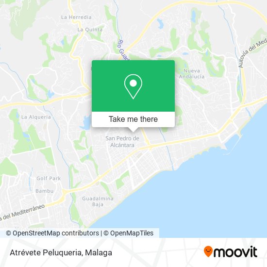 Atrévete Peluqueria map