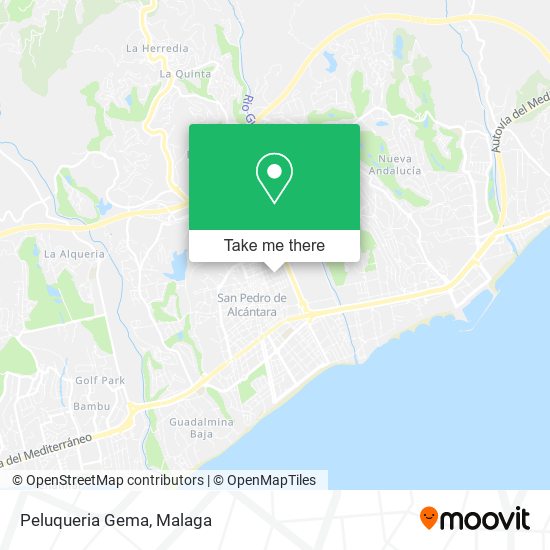 mapa Peluqueria Gema