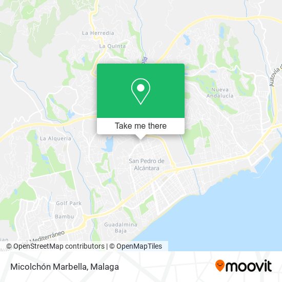 Micolchón Marbella map