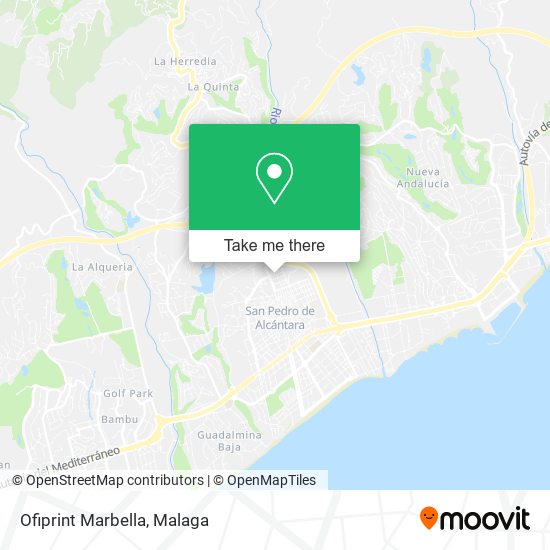 Ofiprint Marbella map