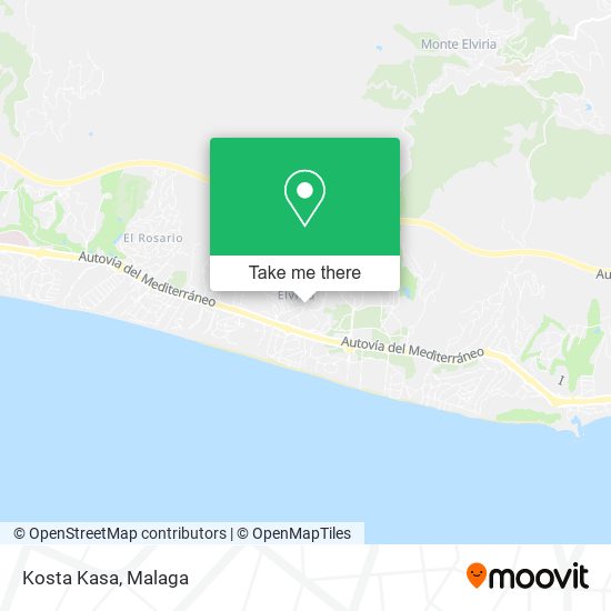 mapa Kosta Kasa