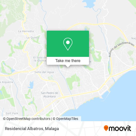 Residencial Albatros map