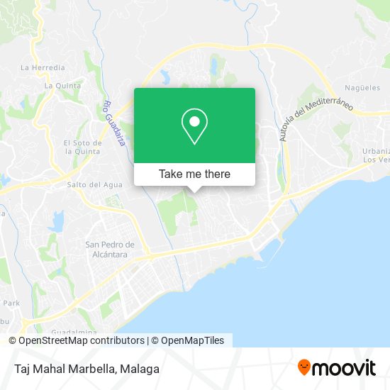 mapa Taj Mahal Marbella