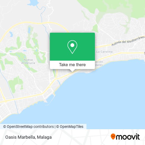 mapa Oasis Marbella