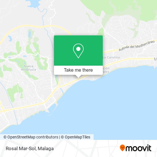 Rosal Mar-Sol map