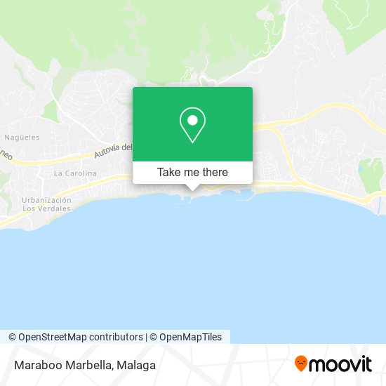 Maraboo Marbella map