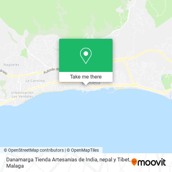 Danamarga Tienda Artesanías de India, nepal y Tibet map