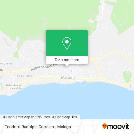 Teodoro Rudolphi Carralero map