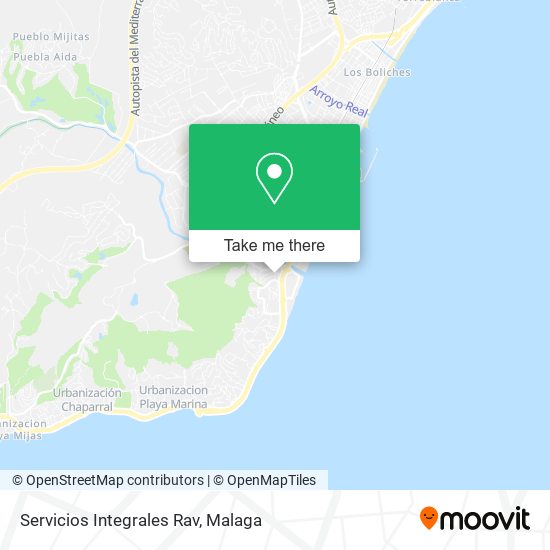 Servicios Integrales Rav map