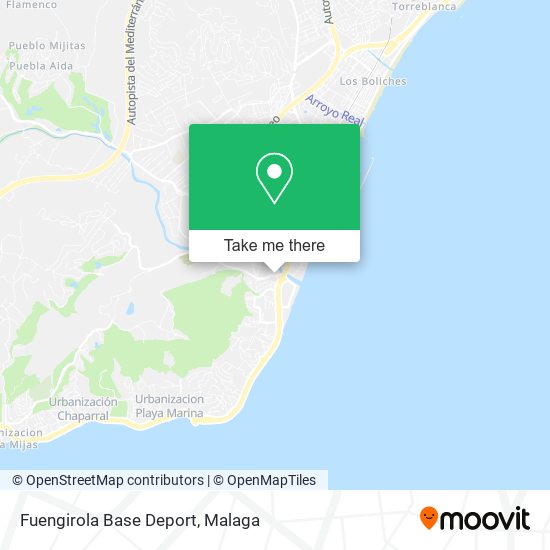 Fuengirola Base Deport map