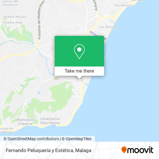 Fernando Peluquería y Estética map