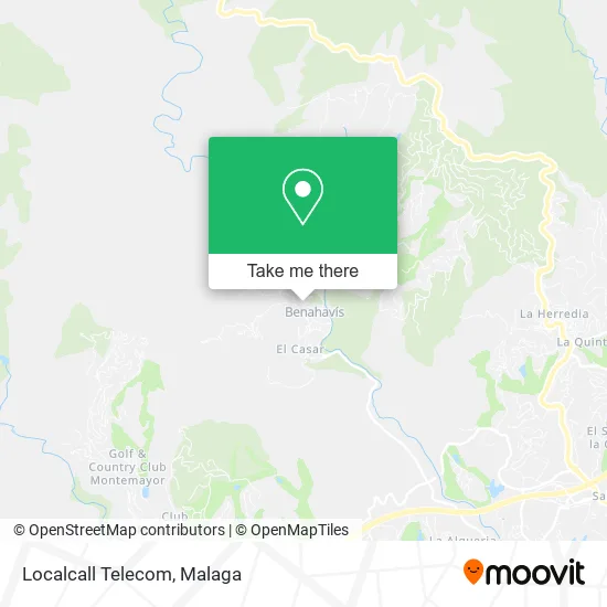 Localcall Telecom map