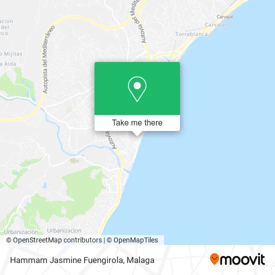 Hammam Jasmine Fuengirola map