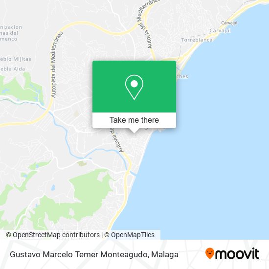 Gustavo Marcelo Temer Monteagudo map