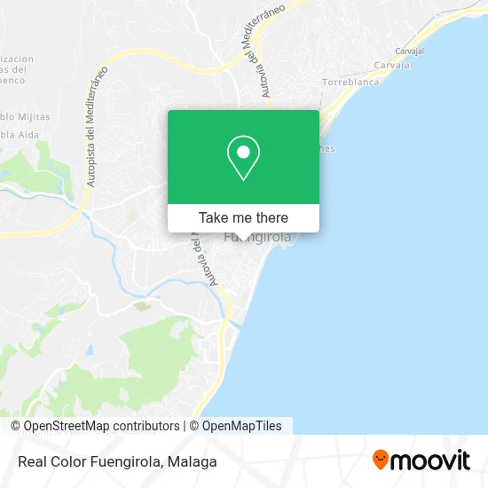 Real Color Fuengirola map