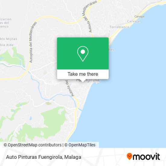 Auto Pinturas Fuengirola map