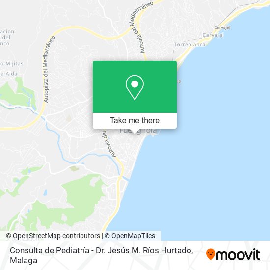 mapa Consulta de Pediatría - Dr. Jesús M. Ríos Hurtado