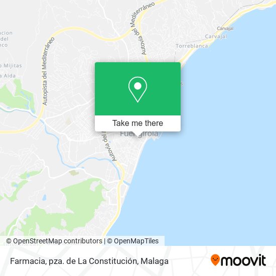 Farmacia, pza. de La Constitución map