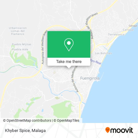 mapa Khyber Spice